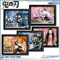 Demon slayer kimets anime picture frame painting