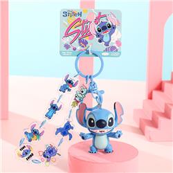 stitch anime keychain