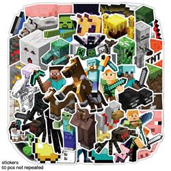 Minecraft anime stickers 50pcs a set