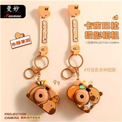 Capybara anime keychain