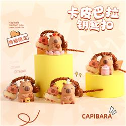 Capybara anime keychain
