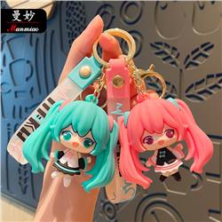 Hatsune Miku anime keychain