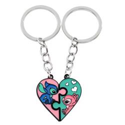 stitch anime keychain