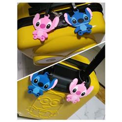stitch anime baggage tag