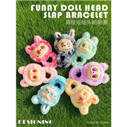 Labubu anime plush slap bracelet 22cm