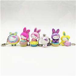 hello kitty anime figure set 2.5-4cm 6pcs a set