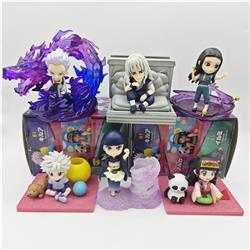 HunterX Hunter anime figure 5-8cm 6pcs a set
