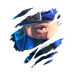 Naruto anime car sticker 13cm