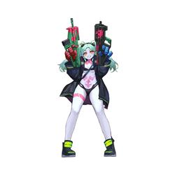 cyberpunk edgerunners anime car sticker 13cm