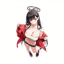 anime car sticker 13cm