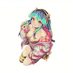 anime car sticker 13cm