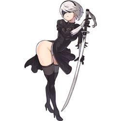 anime car sticker 13cm