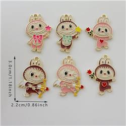 Labubu anime pendant 10pcs a set