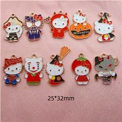 hello kitty anime pendant 10pcs a set