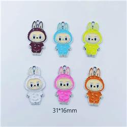 Labubu anime pendant 10pcs a set