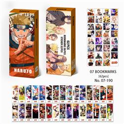 Naruto anime bookmark 62pcs a set