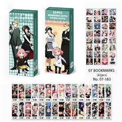 SPY×FAMILY anime bookmark 62pcs a set