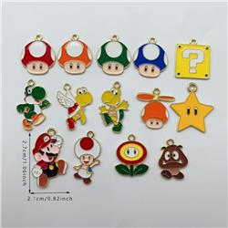 Super Mario anime pendant 10pcs a set
