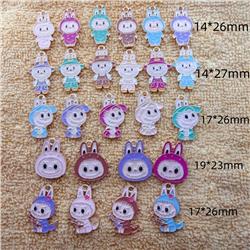 Labubu anime pendant 10pcs a set