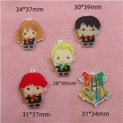 Harry Potter anime acrylic pendant 10pcs a set