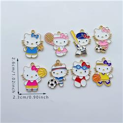 hello kitty anime pendant 10pcs a set
