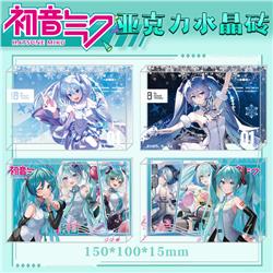 Hatsune Miku anime standing plate 150*100*15mm