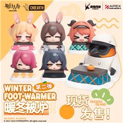Arknights anime figure 4-5cm 6 pcs a set