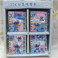 stitch anime notebook 24 pcs a set
