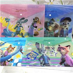 Zootopia anime A4 file bag 12 pcs a set