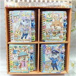 Zootopia anime notebook 24 pcs a set