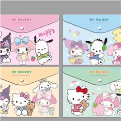 Kuromi anime A4 file bag 12 pcs a set