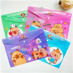 Capybara anime A4 file bag 12 pcs a set
