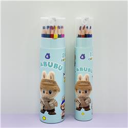 Labubu anime colored pencil set 24 pcs a set