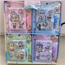 Labubu anime notebook 16 pcs a set