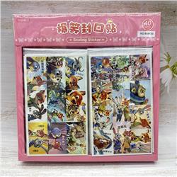 Zootopia anime sticker 40pcs a set