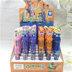 Zootopia anime pen 36 pcs a set