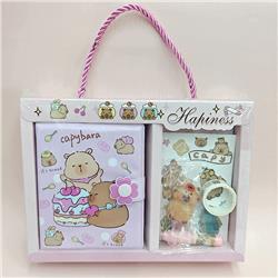Capybara anime stationery set 44pcs a set