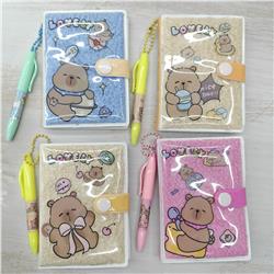 Capybara anime notebook 12 pcs a set