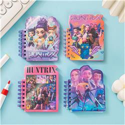 Kpop demon hunters anime notebook 24pcs a set