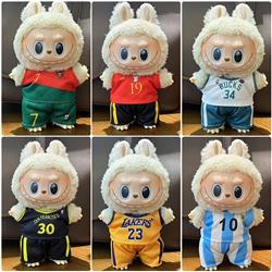 Labubu anime 17cm doll change clothes (only clothes)