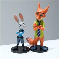 Zootopia anime figure 2pcs a set