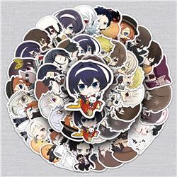 Bungo Stray Dogs anime waterproof stickers 50pcs a set