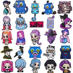 Kpop demon hunters anime pin