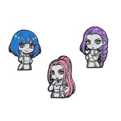 Kpop demon hunters anime pin