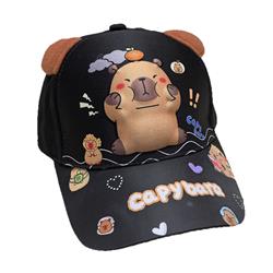 Capybara anime hat kid