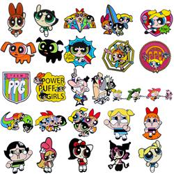 The powerpuff girls  anime pin