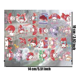 Kuromi anime 3D waterproof sticker