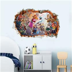 Zootopia anime 3D stickers