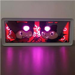 Kuromi anime light lamp