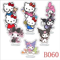 Kuromi anime standing plate